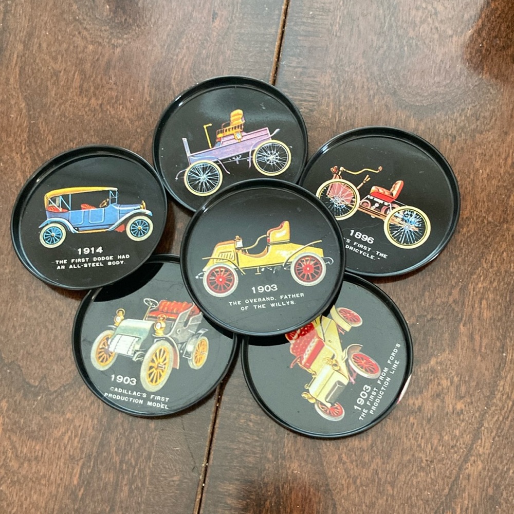 🌸Vintage Coaster Set